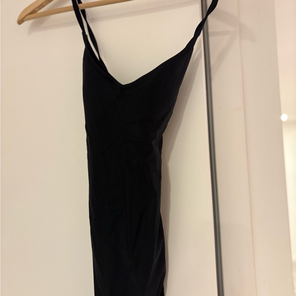 Aerie Black Spaghetti Strap swim suit